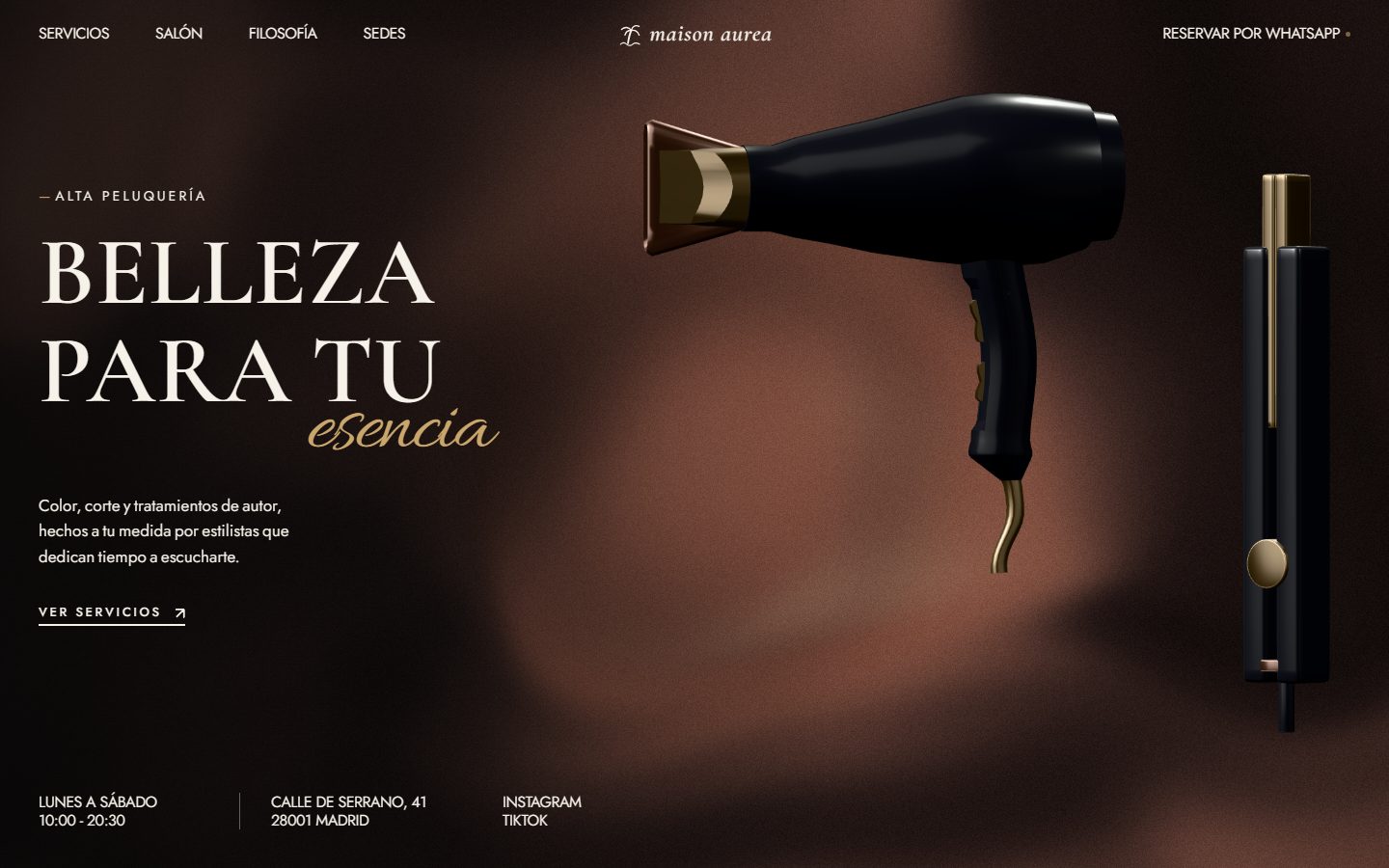 Peluquería de alta estética
